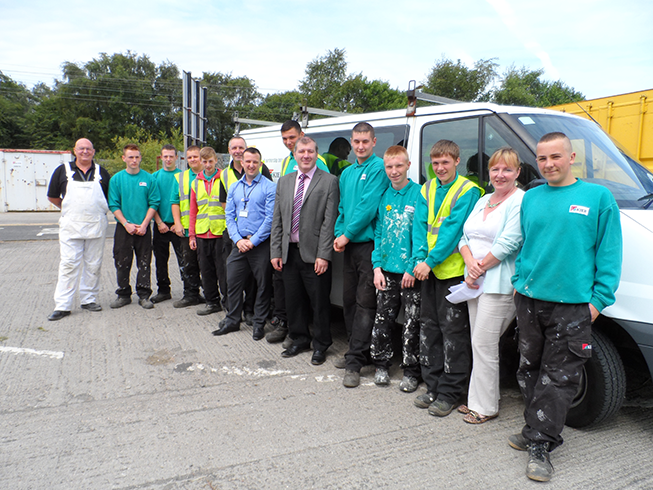 Councillor Grayson visiting Working Roots
